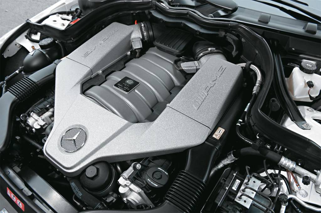 Motor do C 63 AMG Coupé Black Series modelo 2012 da Mercedes-Benz