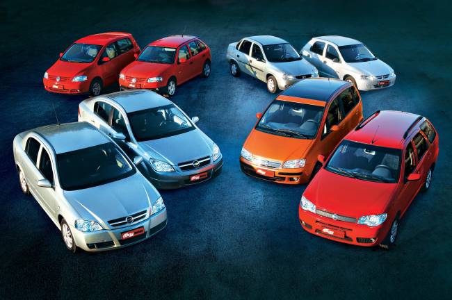 Astra Sedan Elegance 2.0, Vectra Elegance 2.0 da Chevrolet, Fox Plus 1.0 e Gol P Astra Sedan Elegance 2.0, Vectra Elegance 2.0 da Chevrolet, Fox Plus 1.0 e Gol P