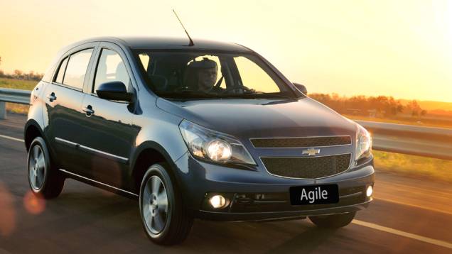 Chevrolet Agile: ofuscado pela chegada do Onix, teve queda de 52,2%; no 1º tri de 2013, vendeu 7.470 carros, ante 15.639 unidades em igual período de 2012