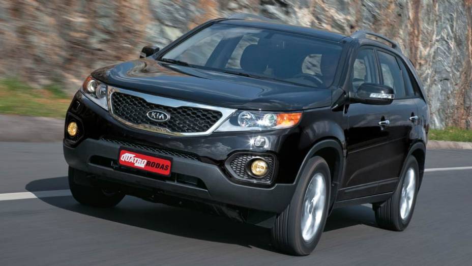 5º Kia Sorento: vendas em 2012: 6.194 | Vendas em dezembro: 275 | Total vendido pela KIA: 41.160 | Variação 2012 x 2011: - 46,7% | Participação de mercado: 31,86%