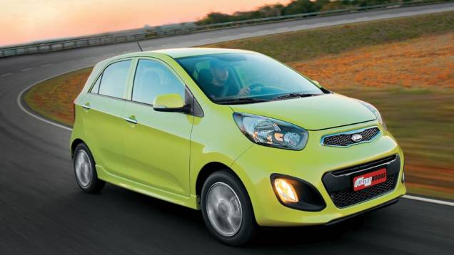 6º Kia Picanto: vendas em 2012: 5.994 | Vendas em dezembro: 447 | Total vendido pela KIA: 41.160 | Variação 2012 x 2011: - 46,7% | Participação de mercado: 31,86%