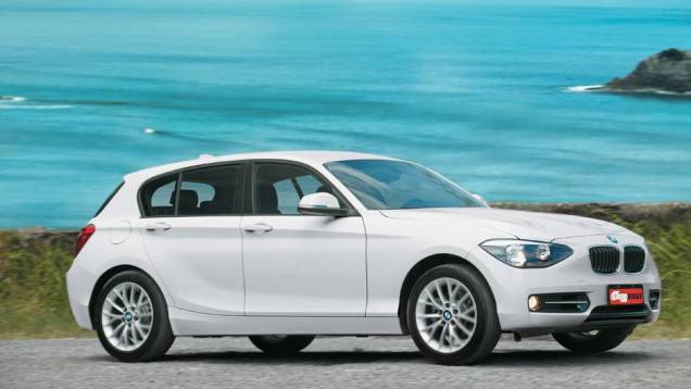 19º BMW Série 1: vendas em 2012: 1.767 | Vendas em dezembro: 96 | Total vendido pela BMW: 8.717 | Variação 2012 x 2011: - 26,9% | Participação de mercado: 6,75%