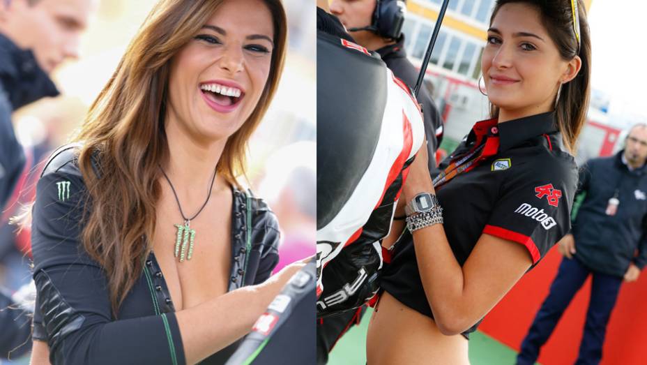 Temporada da MotoGP acabou e, da última etapa, montamos esta seleção de imagens com as mais belas garotas | <a href="http://quatrorodas.abril.com.br/moto/noticias/motogp-marquez-vence-quebra-recorde-vitoria-temporada-811357.shtml" rel="migration">Leia mais</a>