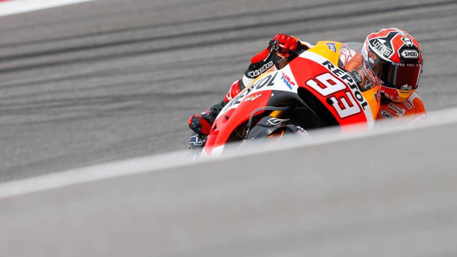 Galeria de Quatro Rodas da MotoGP - Austin (sexta) - Marc Márquez | <a href="https://quatrorodas.abril.com.br/moto/noticias/marc-marquez-mais-rapido-dia-eua-779637.shtml" rel="migration">Leia mais</a>