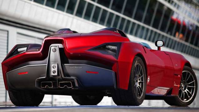 Codatronca, mistura entre o Chevrolet Corvette e a Lamborghini, ganha versão roadster Codatronca, mistura entre o Chevrolet Corvette e a Lamborghini, ganha versão roadster