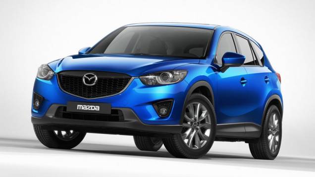 Mazda CX-5 conta com a tecnologia SkyActiv | <a href="https://quatrorodas.abril.com.br/reportagens/salao/mazda-cx-5-646622.shtml" rel="migration">Leia mais</a>