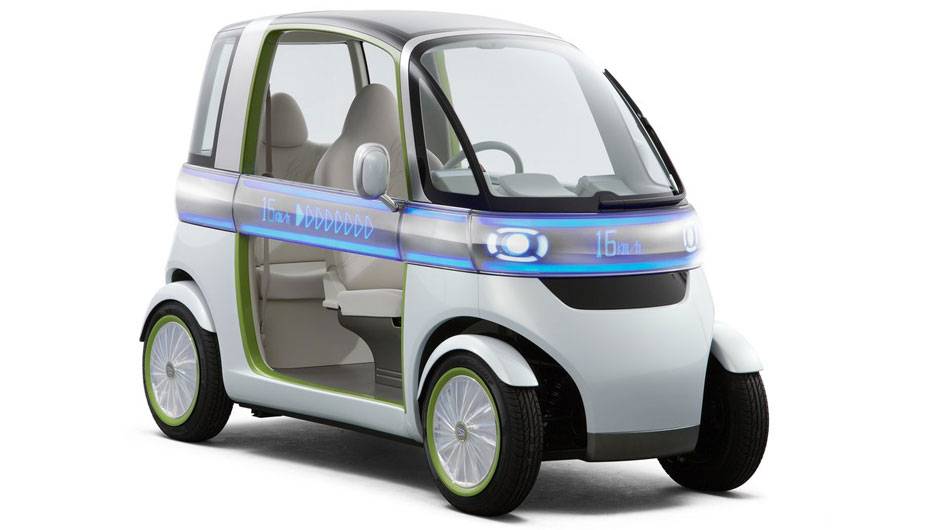 Prot&oacute;tipo el&eacute;trico de dois lugares se posiciona em um segmento entre motos e subcompactos