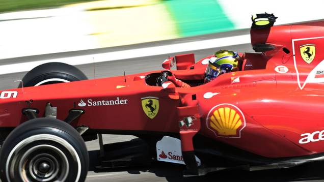 O brasileiro Felipe Massa terminou na quinta colocação