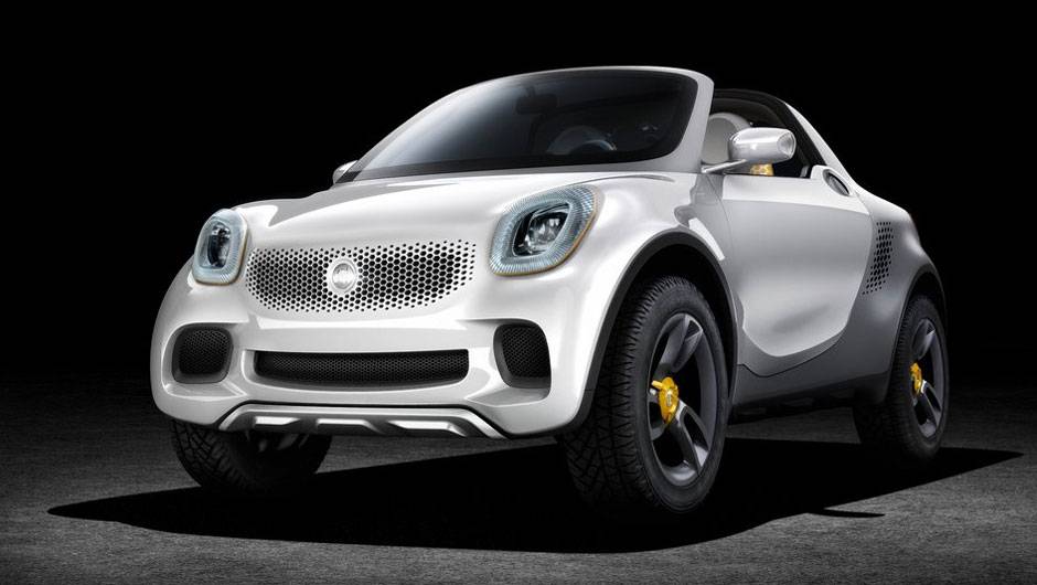 A picape subcompacta &eacute; inspirada no ForTwo e conta com as mesmas linhas