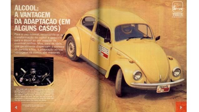 Agosto de 1980 - Fusca com motor adaptado para usar álcool valia a pena? | <a href="https://quatrorodas.abril.com.br/acervodigital/home.aspx?edicao=241&pg=72" target="_blank" rel="migration">Veja a matéria completa no Acervo Digital</a>