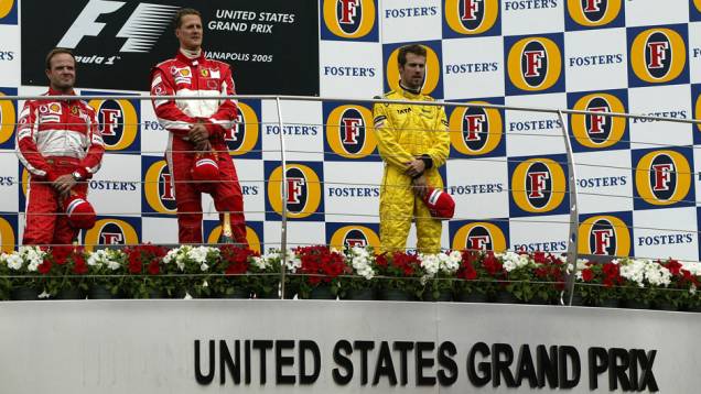 2005 - Faz seu último ano pela Ferrari e não tem um carro competitivo. Mesmo assim, faz quatro pódios, como no GP dos Estados Unidos, quando se envolve em uma confusão com Schumacher: os dois quase se chocaram na disputa pela liderança. Termina o ano em o