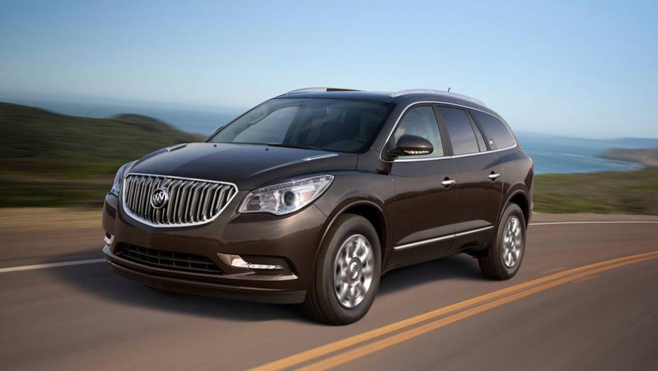 SUV foi submetido a um facelift | <a href="https://quatrorodas.abril.com.br/saloes/nova-york/2012/buick-enclave-681102.shtml" rel="migration">Leia mais</a>