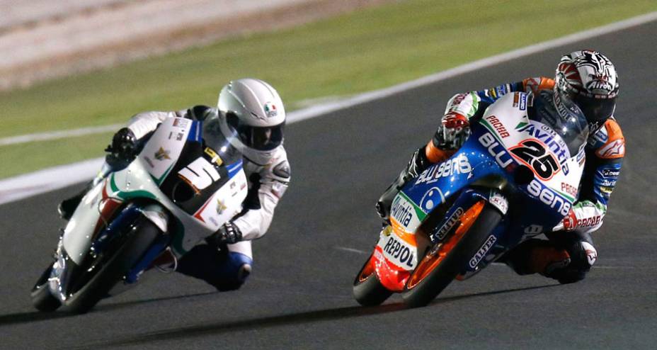 Maverick Viñales e Romano Fenati