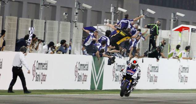 Chegada de Jorge lorenzo Chegada de Jorge lorenzo
