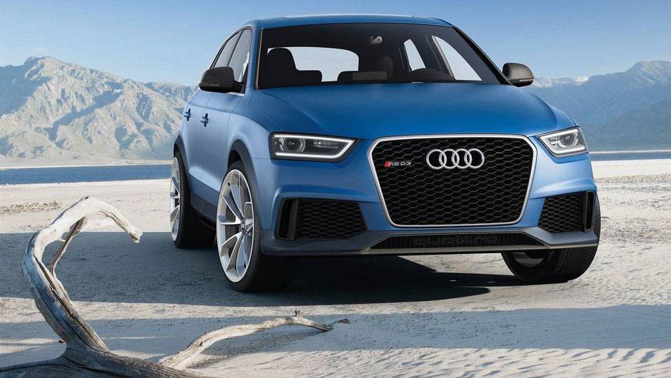 A grade frontal t&iacute;pica dos modelos RS caiu bem no Q3 | <a href="https://quatrorodas.abril.com.br/saloes/pequim/2012/audi-rs-q3-concept-682486.shtml" rel="migration">Leia mais</a>
