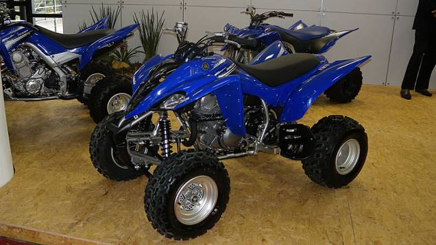 Yamaha também mostrou sua linha de quadriciclos Yamaha também mostrou sua linha de quadriciclos