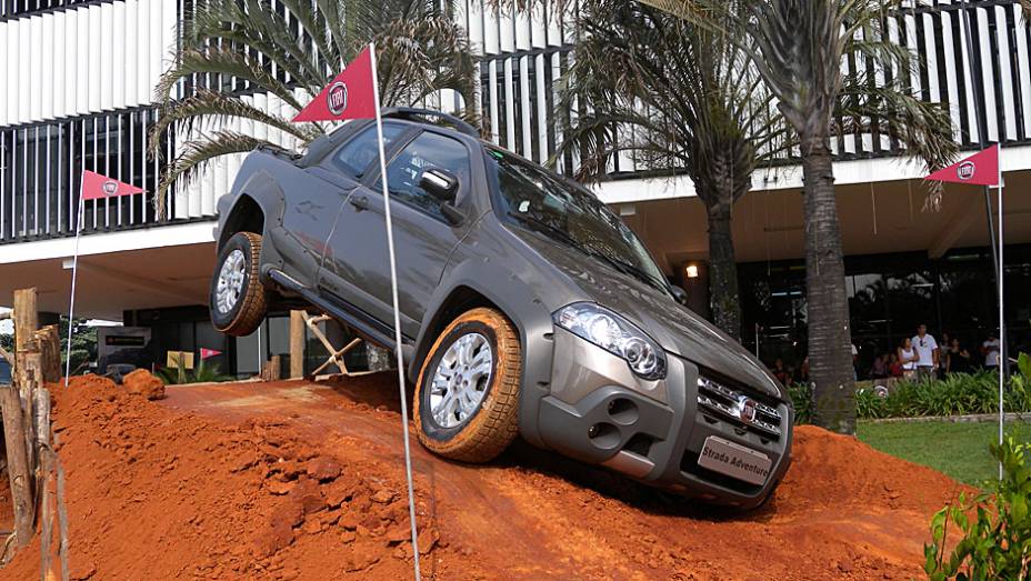 Strada Adventure Locker também estava disponível para test-drive