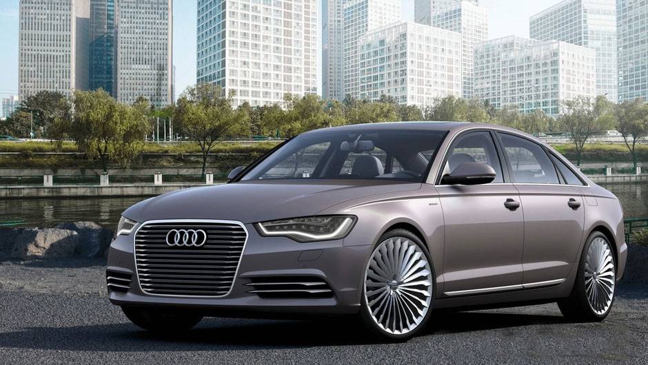 Audi A6 L e-tron &eacute; apresentado no Sal&atilde;o de Pequim | <a href="https://quatrorodas.abril.com.br/saloes/pequim/2012/audi-a6-l-e-tron-682722.shtml" rel="migration">Leia mais</a>