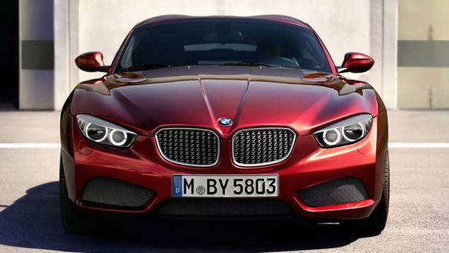Grade frontal mantém as características da BMW | <a href="https://quatrorodas.abril.com.br/noticias/bmw-leva-zagato-coupe-evento-italia-322104_p.shtml" rel="migration">Leia mais</a>