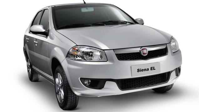 14º Lugar: Fiat Siena | Depreciação em um ano: -10,7% | Versão do carro que menos se depreciou: EL 1.4 8v 4p