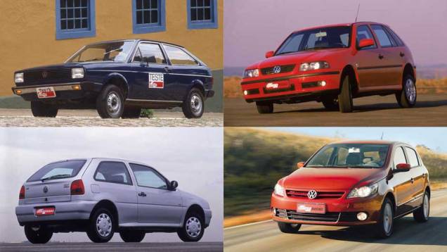 O Volkswagen Gol foi lançado em 1980 e marcou presença na edição 238 da Quatro Rodas. <a href="https://quatrorodas.abril.com.br/acervodigital/home.aspx?edicao=238&pg=37" target="_blank" rel="migration">Clique aqui para ler a matéria na íntegra.</a> Confira nesta supergaleri