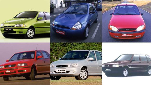 Na edição 471, realizamos mais um comparativo entre o VW Gol com os seus principais concorrentes da época, o Fiat Palio e Uno, Ford Fiesta e Ka, e Chevrolet Corsa. <a href="https://quatrorodas.abril.com.br/acervodigital/home.aspx?edicao=471&pg=37" target="_blank" rel="migration"></a>