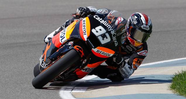 Marc Marquez voltou a mostrar um estilo agressivo na Moto2. Leia mais