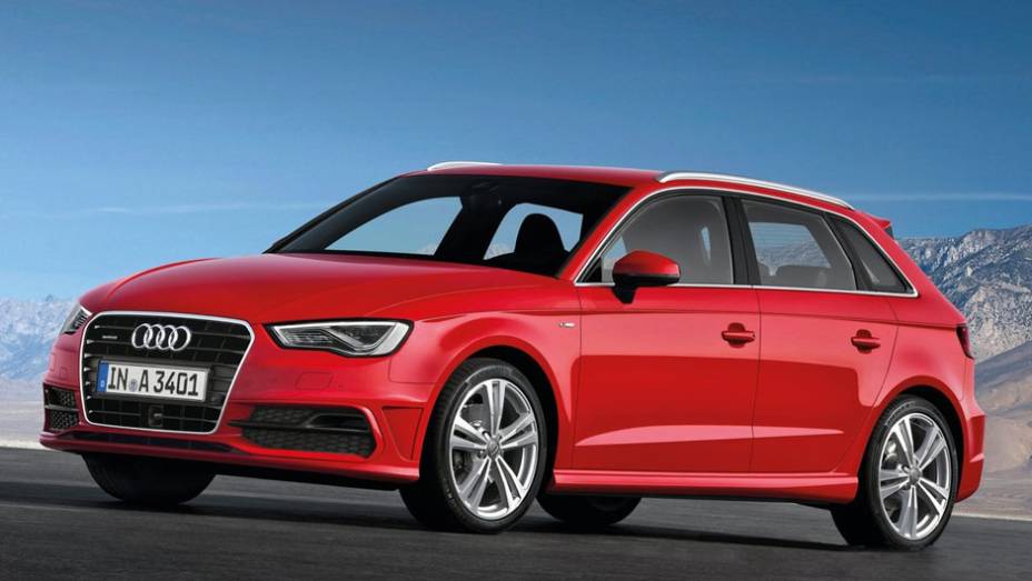 A Audi revelou o A3 Sportback, versão cinco portas do hatch. | <a href="https://quatrorodas.abril.com.br/salao-do-automovel/2012/carros/a3-sportback-704308.shtml" rel="migration">Leia mais</a>