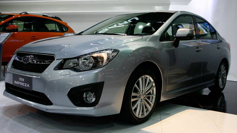 O japon&ecirc;s chega com visual renovado ao Sal&atilde;o | <a href="https://quatrorodas.abril.com.br/salao-do-automovel/2012/carros/impreza-703962.shtml" rel="migration">Leia mais</a>