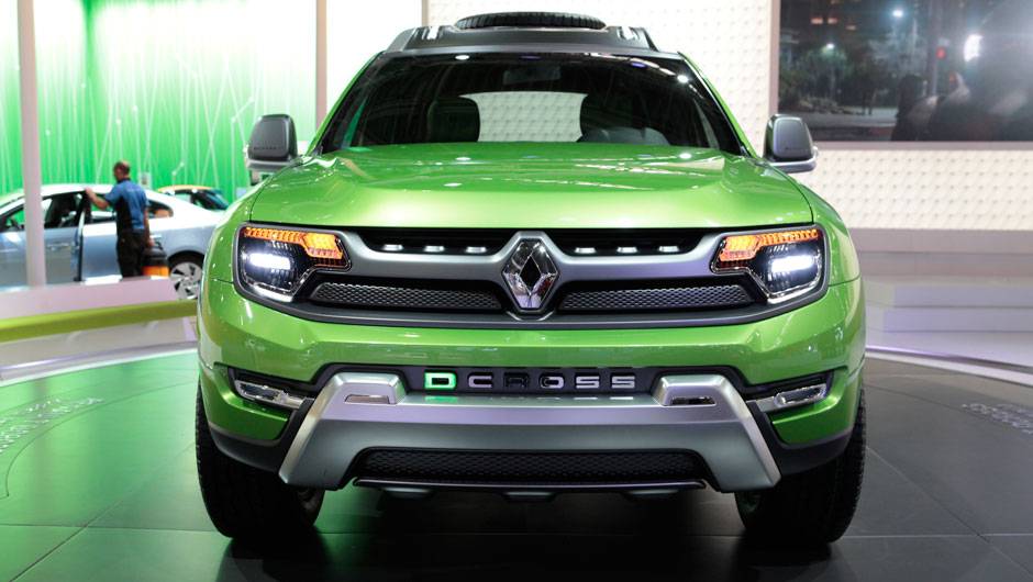 As mudan&ccedil;as no conceito incluem carroceria em duas cores (verde brilhante na dianteira e preta fosca na traseira) | <a href="https://quatrorodas.abril.com.br/salao-do-automovel/2012/carros/dcross-708677.shtml" rel="migration">Leia mais</a>