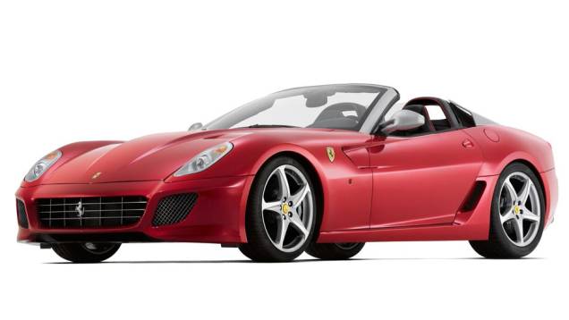 7º: Ferrari 599 SA Aperta | Valor do IPVA 2013: 66.263 | Valor venal, segundo tabela Fipe: R$ 1.656.587 | Ano de fabricação: 2011 | O carro que esse IPVA pagaria: C3 Picasso Exclusive, motor 1.6 (R$ 59.100)