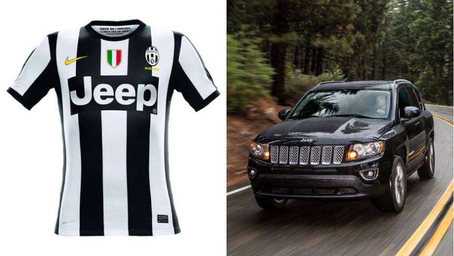 JEEP - a Juventus, maior campeã italiana, agora tem acordo com a marca norte-americana | <a href="https://quatrorodas.abril.com.br/noticias/fabricantes/flamengo-fecha-patrocinio-peugeot-731227.shtml" rel="migration">Leia mais</a>