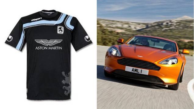 ASTON MARTIN - a marca inglesa patrocina uma equipe alemã, Munique 1860 | <a href="https://quatrorodas.abril.com.br/noticias/fabricantes/flamengo-fecha-patrocinio-peugeot-731227.shtml" rel="migration">Leia mais</a>