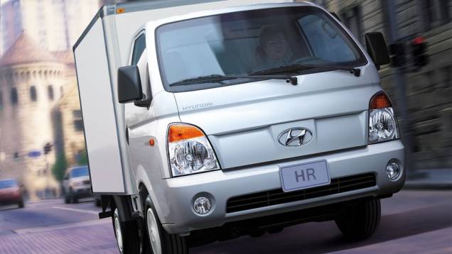 1º lugar - Hyundai HR - Quantidade de roubados/furtados em 2012: 804; Frota em 2012: 62.179; Frequência de roubos/furtos: 1,293%