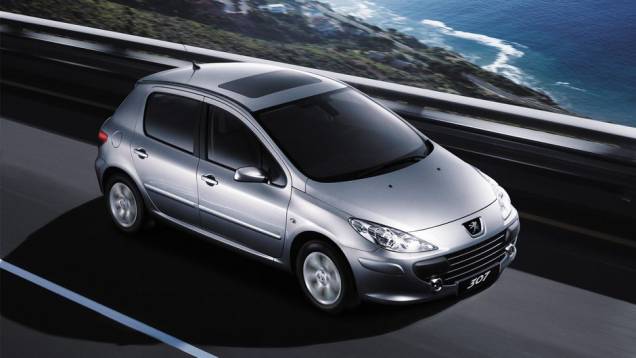 4º lugar - Peugeot 307 - Quantidade de roubados/furtados em 2012: 1.022; Frota em 2012: 94.455; Frequência de roubos/furtos: 1,082%