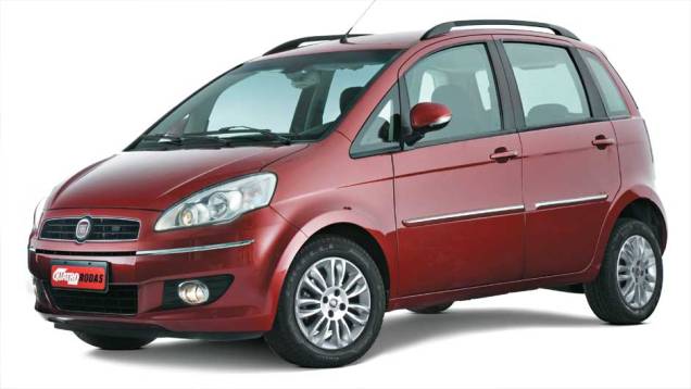 7º lugar - Fiat Idea - Quantidade de roubados/furtados em 2012: 1.348; Frota em 2012: 144.827; Frequência de roubos/furtos: 0,931%