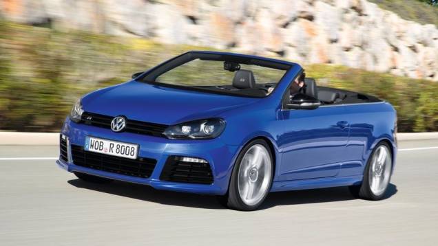 VW Golf R Cabriolet | <a href="https://quatrorodas.abril.com.br/saloes/genebra/2013/vw-golf-r-cabriolet-734722.shtml" rel="migration">Leia mais</a>