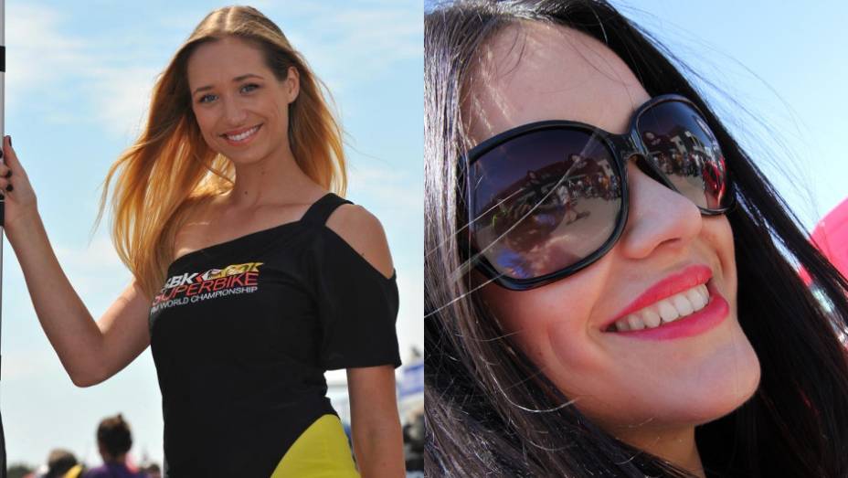 Veja como foram as corridas, que contaram com a presença de belas garotas! | <a href="https://quatrorodas.abril.com.br/moto/noticias/wsbk-chaz-davies-domina-aragon-738610.shtml" rel="migration">Leia mais</a>