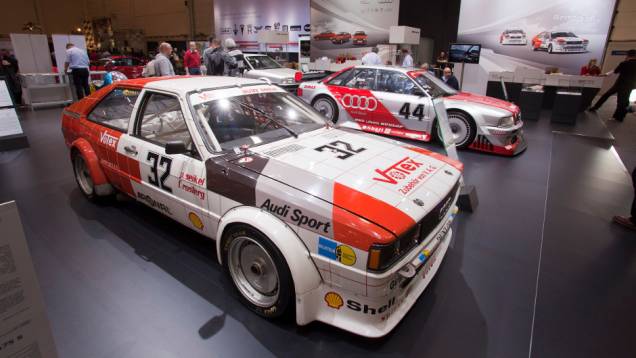 Os bólidos de corrida da Audi deixaram o museu da marca, em Ingolstadt, somente para irem à Essen
