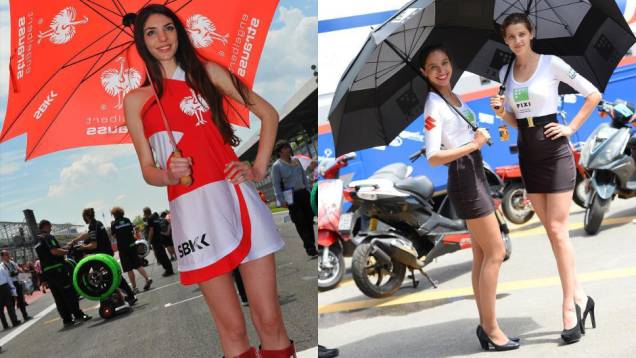 Veja as belas garotas que marcaram presença na Etapa de Monza da Superbike e e saiba como foi a corrida! | <a href="%20http://quatrorodas.abril.com.br/moto/noticias/wsbk-melandri-se-destaca-monza-741150.shtml" rel="migration">Leia mais</a>