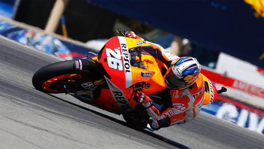 Dani Pedrosa (Repsol Honda Team) ficou com o quinto lugar | <a href="https://quatrorodas.abril.com.br/moto/noticias/motogp-marquez-vence-eua-segue-lider-747598.shtml" rel="migration">Leia mais</a>