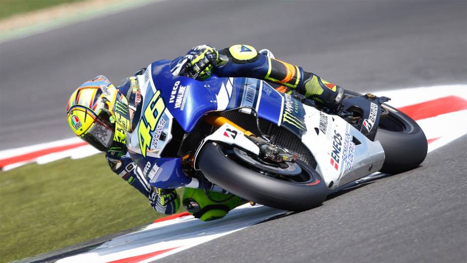 Valentino Rossi conquistou o sexto melhor tempo | <a href="https://quatrorodas.abril.com.br/moto/noticias/motogp-marquez-garante-pole-silverstone-751994.shtml" rel="migration">Leia mais</a>