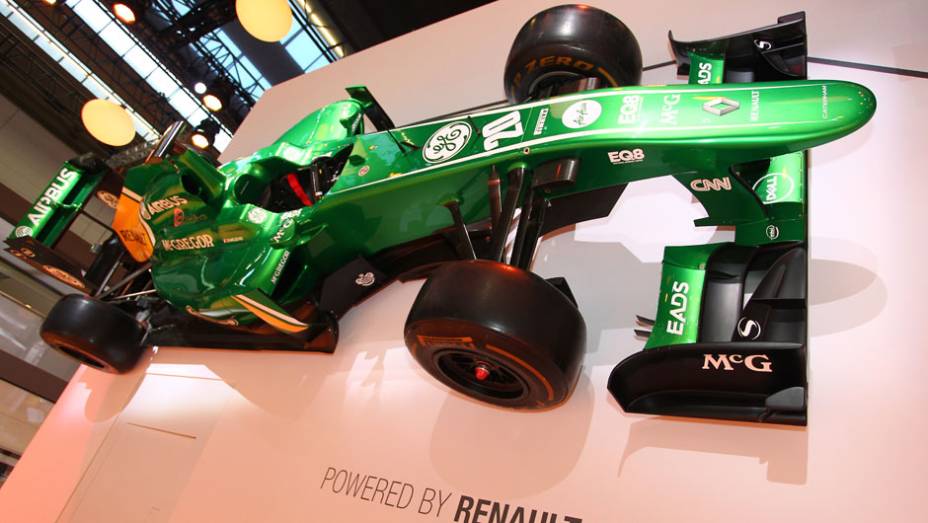 Caterham F1 | <a href="https://quatrorodas.abril.com.br/galerias/saloes/frankfurt/2013/direto-frankfurt-2013-1-753497.shtml" rel="migration">Direto de Frankfurt 2013 - parte 1</a> | <a href="https://quatrorodas.abril.com.br/galerias/saloes/frankfurt/2013/direto-frankfurt-" rel="migration"></a>