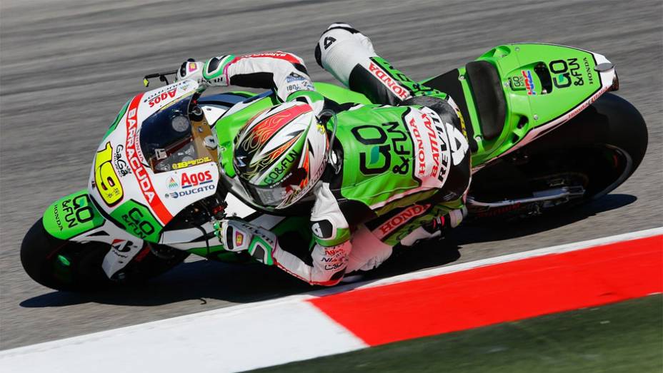 Alvaro Bautista foi o sexto em Misano nesta sexta-feira | <a href="https://quatrorodas.abril.com.br/moto/noticias/motogp-marquez-lidera-sexta-feira-misano-754019.shtml" rel="migration">Leia mais</a>