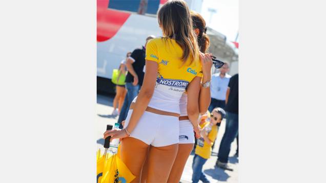 Veja as belas garotas da MotoGP, etapa de San Marino| <a href="https://quatrorodas.abril.com.br/moto/noticias/motogp-lorenzo-triunfa-misano-754124.shtml" rel="migration">Leia mais</a>