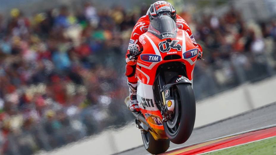 Andrea Dovizioso largará em nono no domingo | <a href="https://quatrorodas.abril.com.br/moto/noticias/motogp-marquez-garante-pole-aragon-755537.shtml" rel="migration">Leia mais</a>