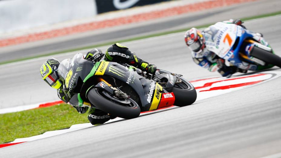 Cal Crutchlow completou a primeira fila em Sepang | <a href="https://quatrorodas.abril.com.br/moto/noticias/motogp-marquez-conquista-pole-malasia-756881.shtml" rel="migration">Leia mais</a>