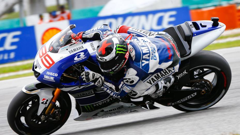 Jorge Lorenzo foi o terceiro | <a href="https://quatrorodas.abril.com.br/moto/noticias/motogp-dani-pedrosa-vence-sepang-756916.shtml" rel="migration">Leia mais</a>