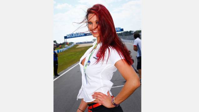 Veja as belas Garotas da MotoGP - Austrália | <a href="https://quatrorodas.abril.com.br/moto/noticias/motogp-lorenzo-vence-embola-campeonato-757595.shtml" rel="migration">Leia mais</a>