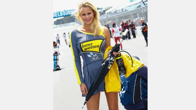 Veja as belas Garotas da MotoGP - Austrália | <a href="https://quatrorodas.abril.com.br/moto/noticias/motogp-lorenzo-vence-embola-campeonato-757595.shtml" rel="migration">Leia mais</a>